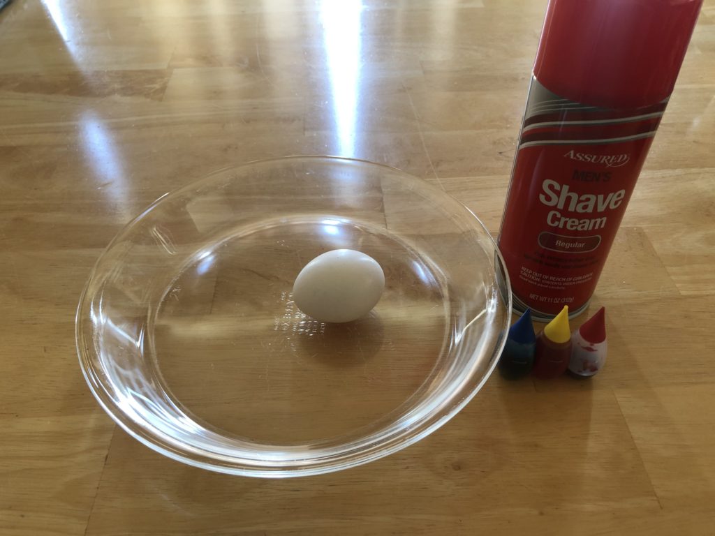 Sanity Savers: Shaving Cream Easter Eggs