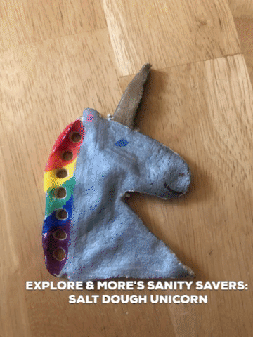 Sanity Savers: Salt Dough Unicorns and Easter Eggs