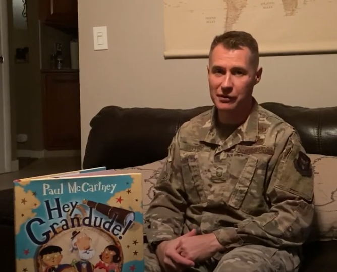 Storytime, Honk for Heroes Edition: Senior Master Sergeant Mike Peppers reads Hey Granddude