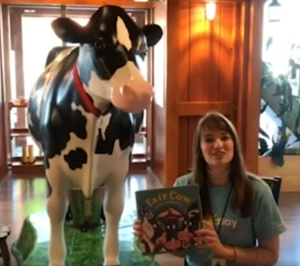 Storytime: Miss Jacalyn Reads Fair Cow by Leslie Helakoski.