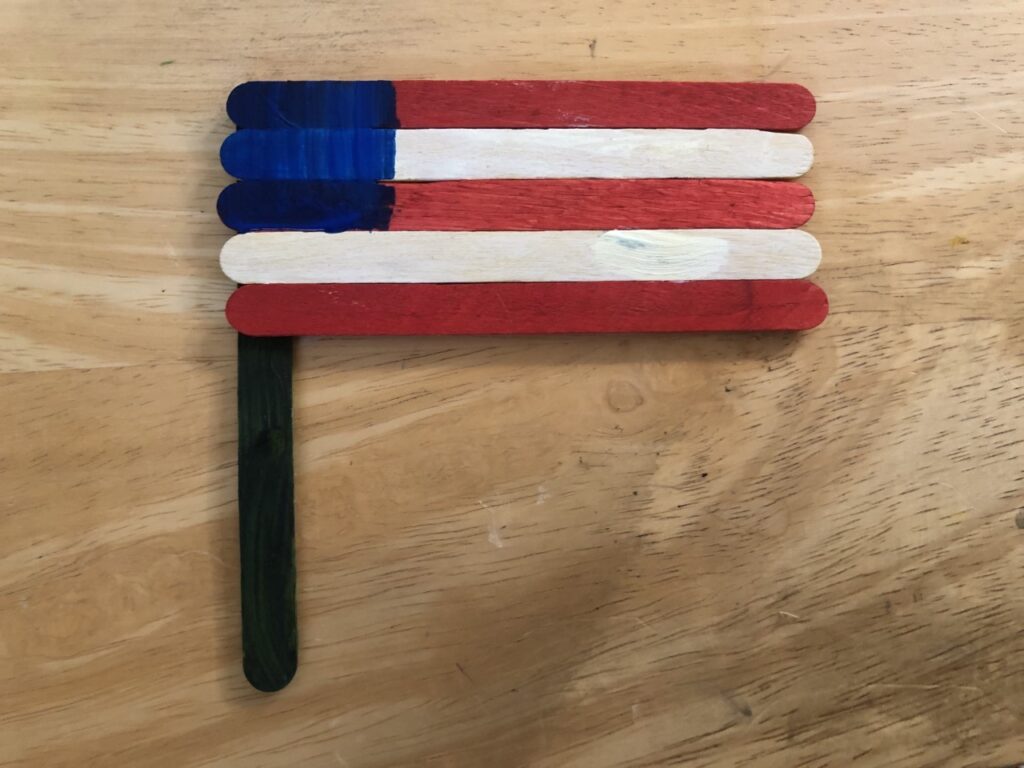 Veterans Day Sanity Saver: Popsicle Stick American Flag - Explore & More  Children's Museum