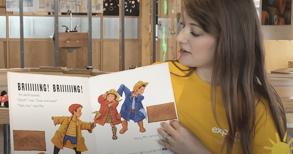 Trucking through the Summer A-Z Storytime: Ms. Jackie reads The Firefighters by Sue Whiting.