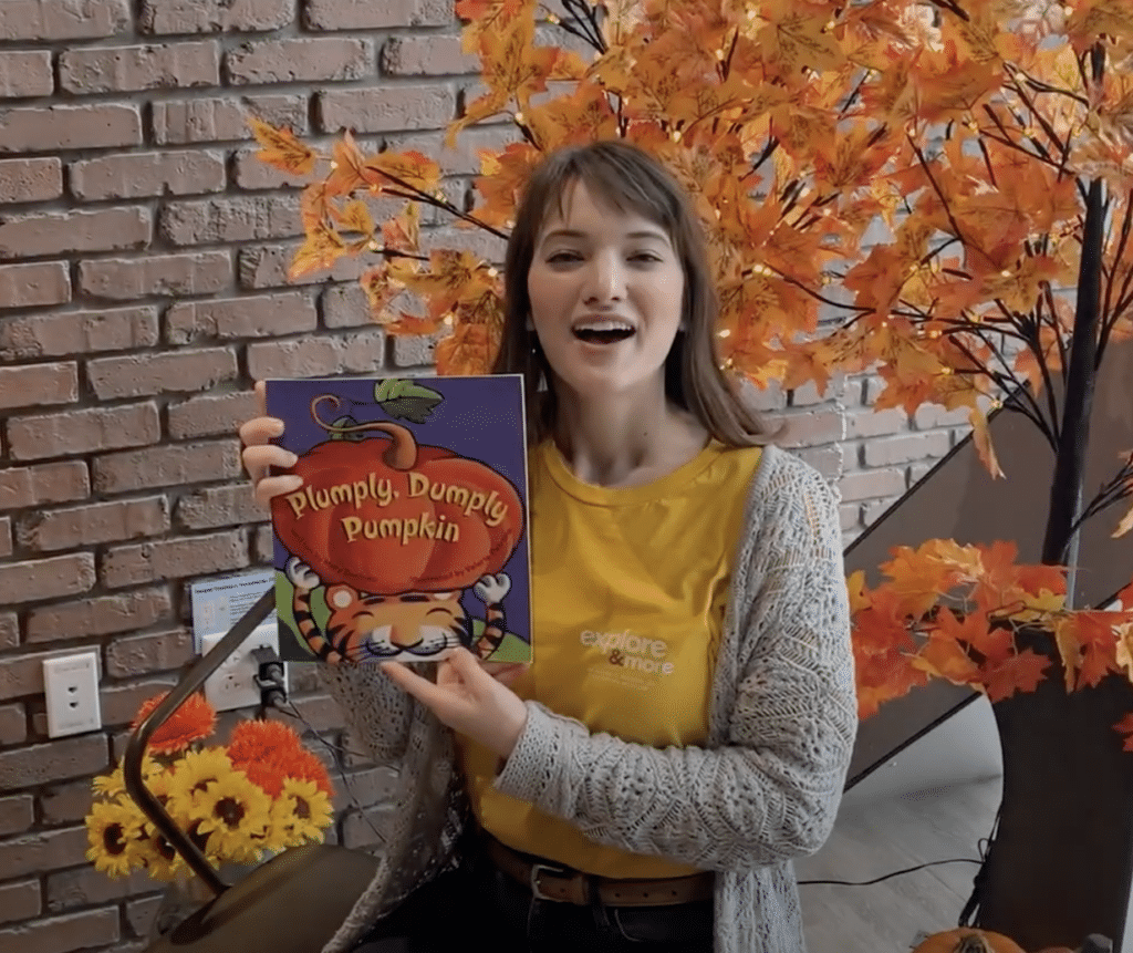 Storytime: Ms. Jackie reads Plumply Dumply Pumpkins