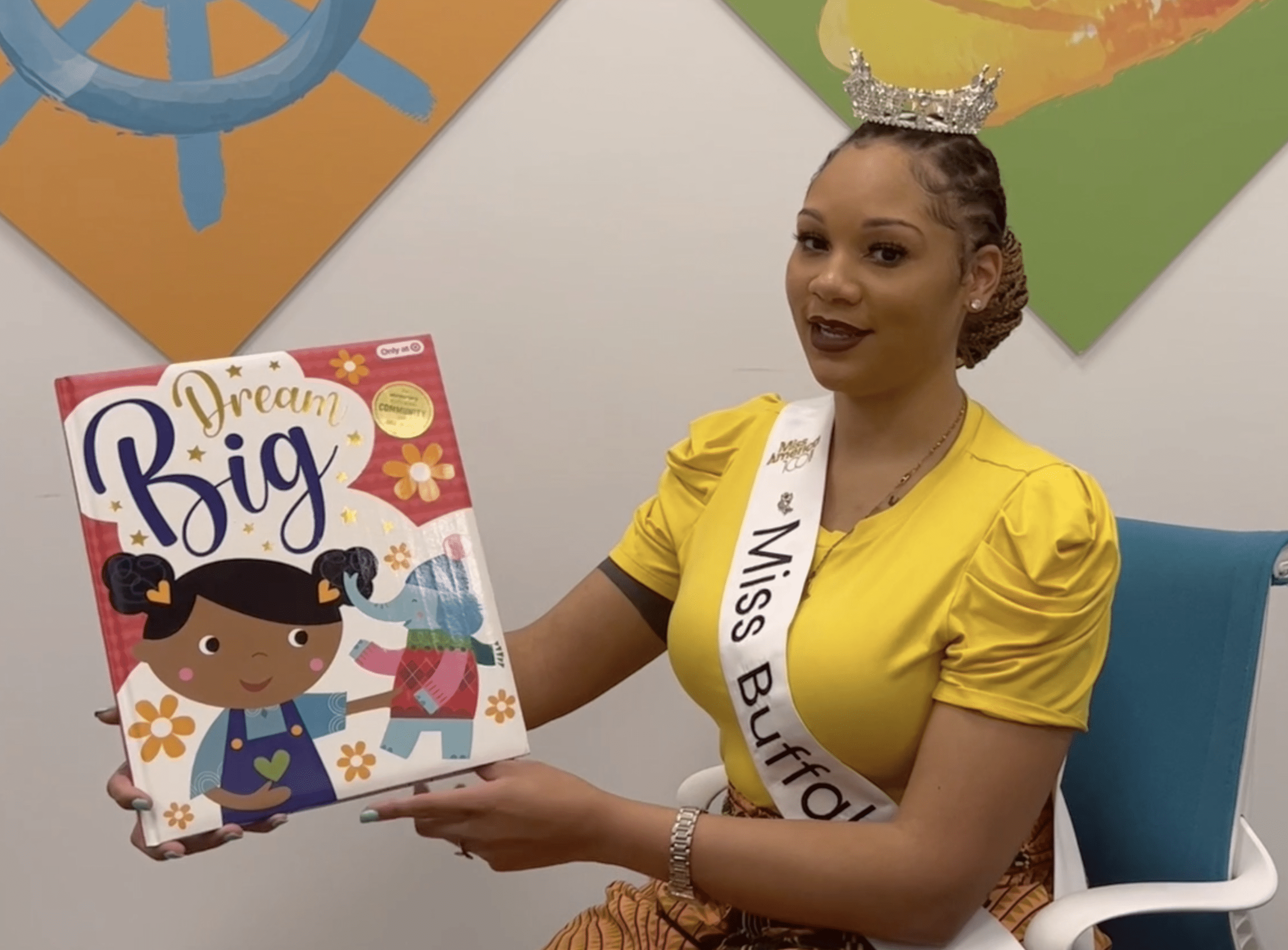 Storytime Miss Buffalo Amiyah King reads Dream Big Explore & More