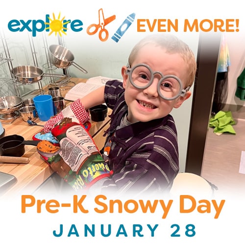 I have exciting news: I’ll be hosting a pre-K class on January 28th and the theme will be “Pre-K Snowy Day”.